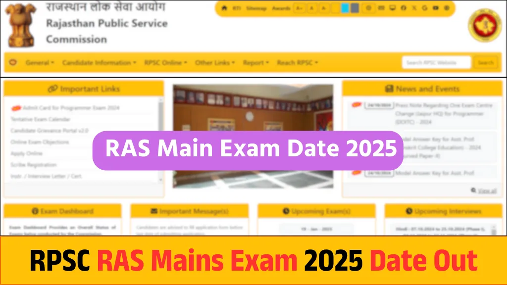 RAS Main Exam